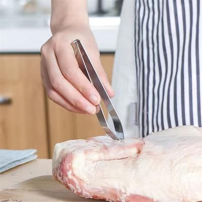 Pincett för Fisk Rostfritt Stål Tång För Att Ta Bort Ben Från Fisk Pincett Klämma Utdragare Plockningsklämma Köksverktyg Tillbehör