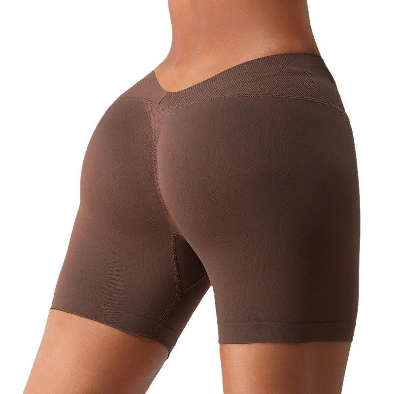 Lässige Mode Frauen Fitness Sport Shorts Hebe Hüften Nahtlose Laufen Eng Anliegende Übung Yoga Shorts Kleidung 30719
