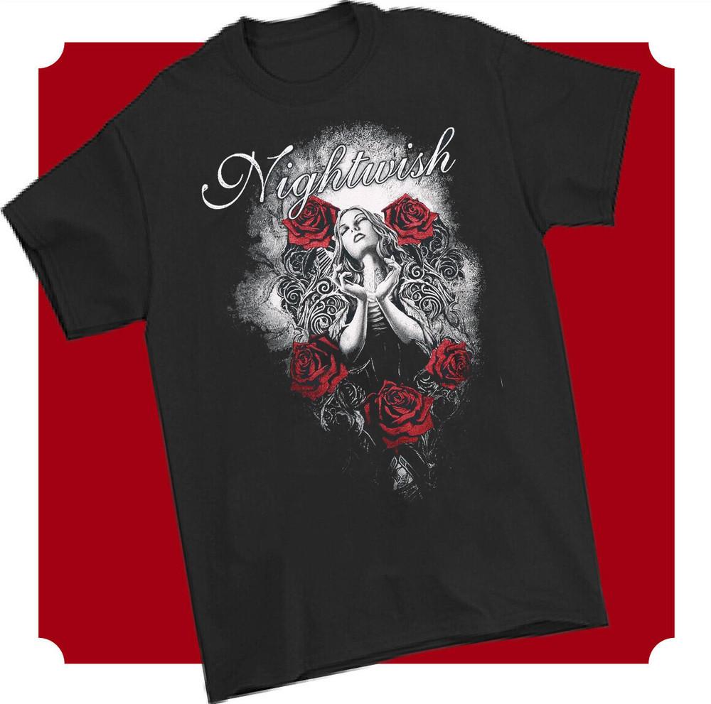 

Nightwish Band T shirt Black Short Sleeve Gift For Fan Size S To 5XL Unisex T-Shirt S