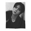 Seokjin Blankets Soft Warm Flannel Throw Blanket Plush for Bed Living Room Picnic Travel Home Sofa
