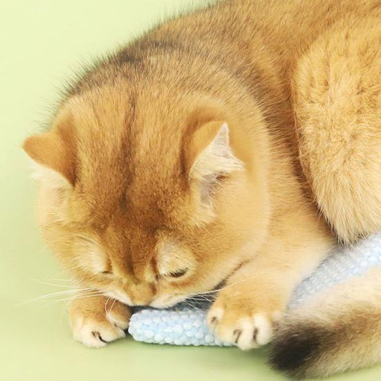 Crinkle Sound Cat Toy Cute Cat Shape Kitten Kicker Toy Interactive Plush Cat Kicker Toy Relieves Boredom for Indoor Cats Entertainment Promotes Kitty