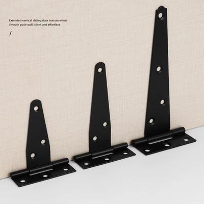 Dobradiças de Porta de 3/4/6 polegadas Metal à Prova de Ferrugem Dobradiças de Porta em Forma de T de Serviço Pesado com Parafusos Ferragens Forjadas