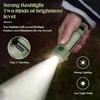 Rechargeable Flashlight Camping Lantern 6 Modes LED Mini Portable Keychain Tent Lamp Waterproof For Hiking Fishing Outdoor