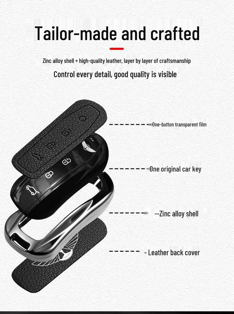 Y6 High-end Remote Key Case for Long-distance Drives | H8 & H9 New Energy Models | Creative Metal Design for Men & Women