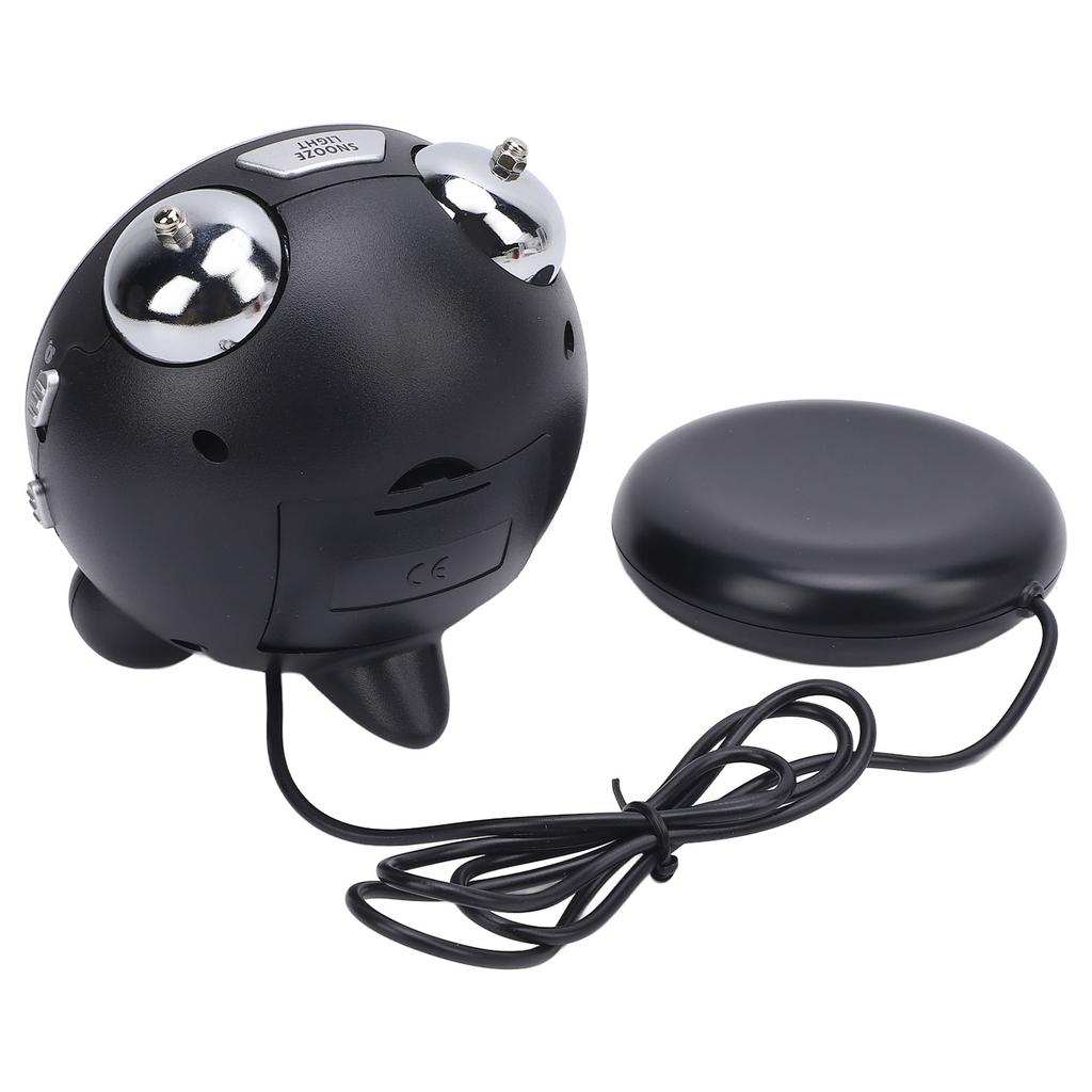 Alarm Clock with Bed Shaker Adjustable Volume Vibrating Alarm Clock with LED Display for Heavy Sleepers