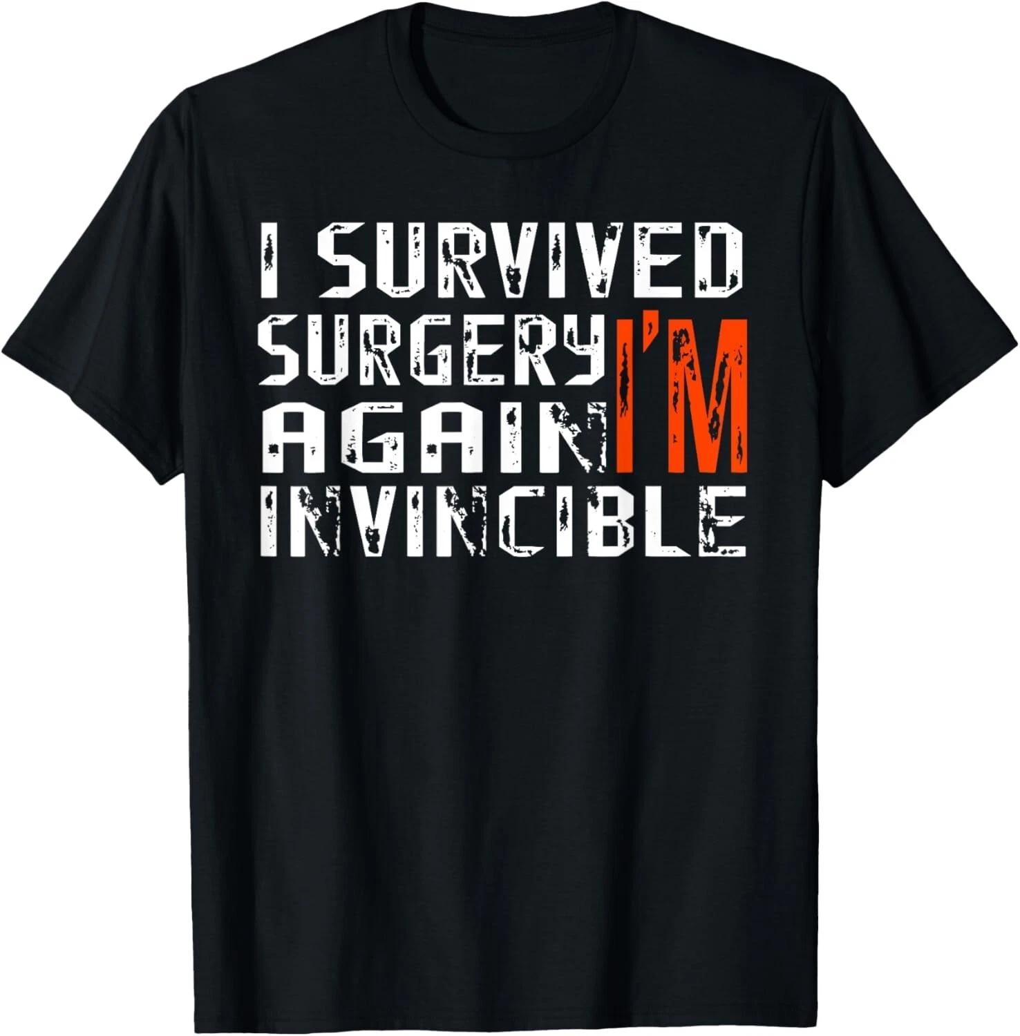 

Funny Multiple Post Surgery Shirt Get Well Soon For Men Gift Unisex T-Shirt L
