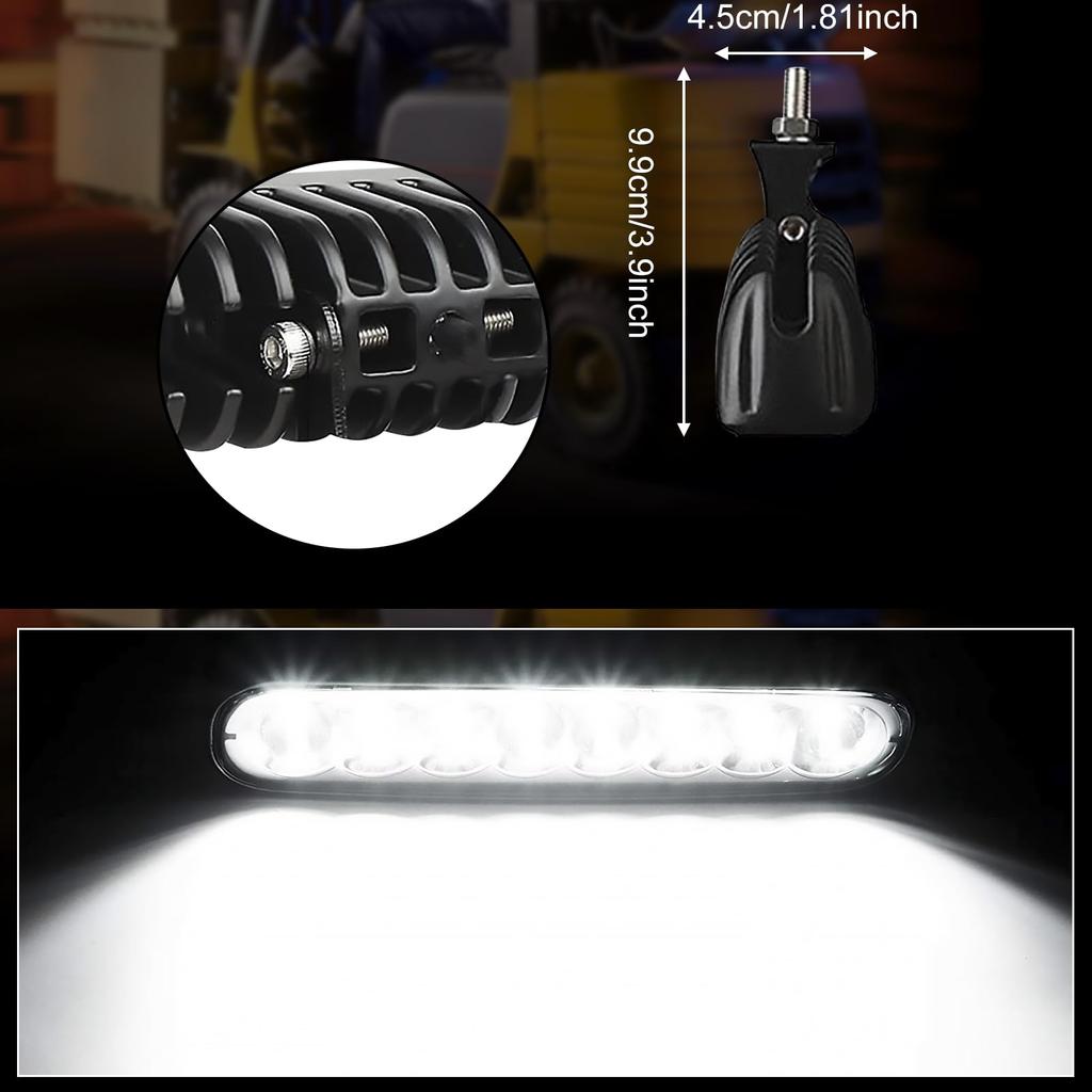 Ovales LED-Arbeitslicht Kompatibel mit 12V und LED-Arbeitslicht Lang Hohe Effizienz Wärme für Personenlicht und Anhängerlicht, 24W, 24V, Ultrahelles Licht, Licht,