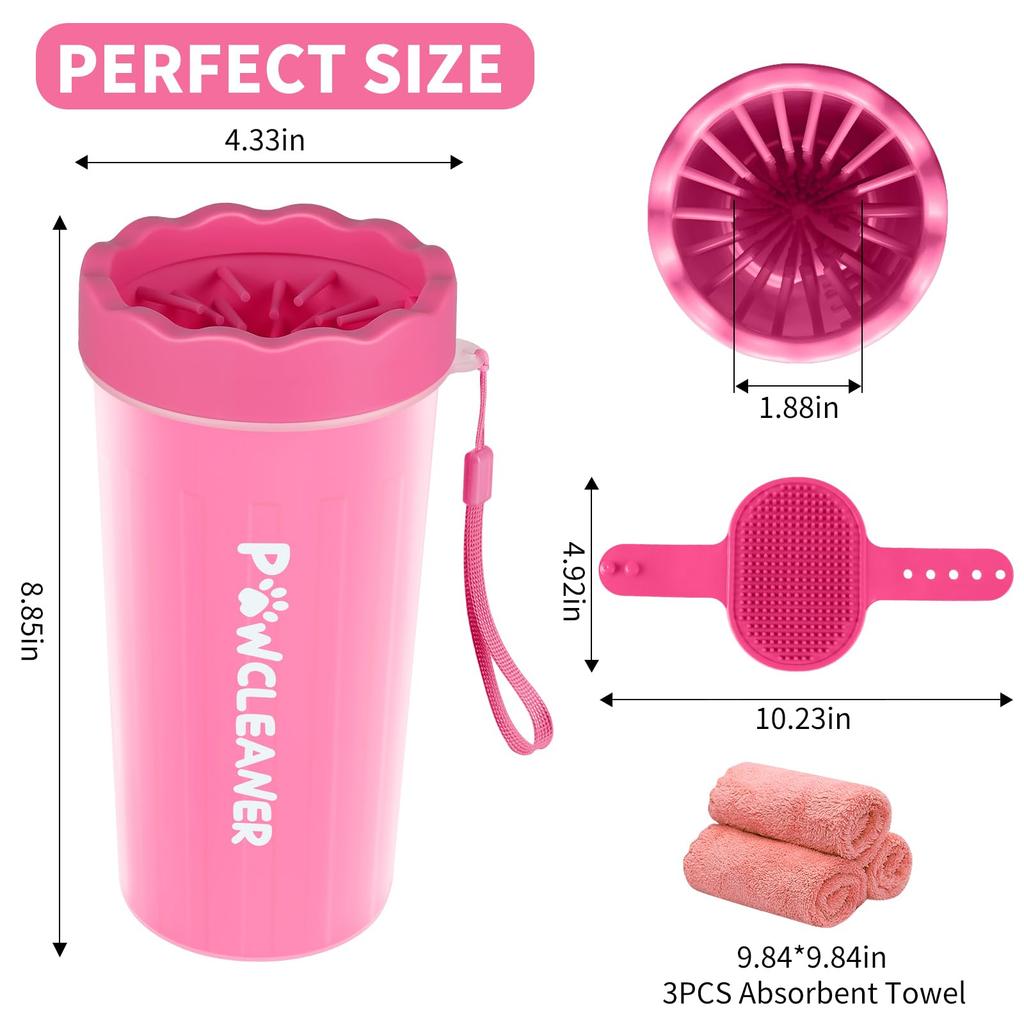 Dog Paw Big Pink Cleaner,
