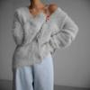 New European & American Style Loose Knit Cardigan for Autumn/Winter