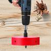 Hole Saw 6 1/2 Inch, 30 mm Cutting Depth HSS Bi-Metal Hole Saw for Cutting Wood, Plastic, Drywall, Plasterboard and Soft Metal Sheet, Red