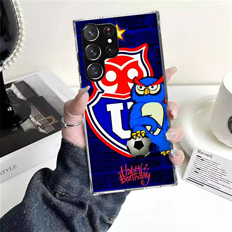 De Chile U-University Logo For Samsung Galaxy Note 20 Ultra 9 8 10 Pro Phone Case S10E S10 Lite S9 Plus S8 + S7 Edge A6 A7 A8 J4