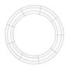 Metal Wreath Frame Decorative Floral Ring Macrame Hoop for Making Holiday Decor 35cm