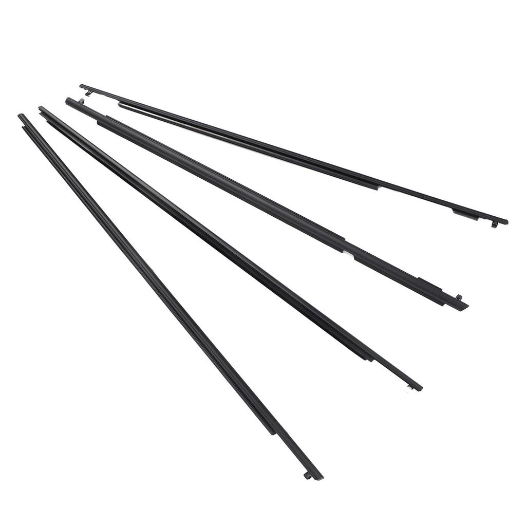 Door Belt Moulding Set 75711‑60072 Window Weatherstrip Sealing Belt for Land Cruiser Prado 150 Series 2010 to 2020