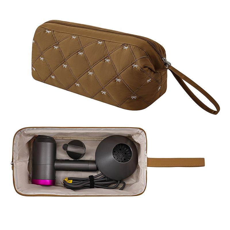 Hair Dryer Storage Bag Large Capacity Travel Cosmetic Bag  Multifunctional Hairdryer Storage Pouch Toiletry Storage Organizer