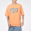 Puma Fun Print Logo Crew Neck Casual Short Sleeve T-Shirt Men Tops Orange 532041-36