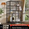Extra-Large Multi-Layer Indoor Cat Villa with Integrated Toilet