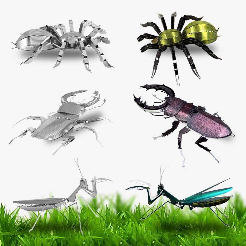 

All-Metal Stainless Steel 3D Insect Model DIY Puzzle Toy