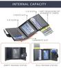 Baellerry Men Business Credit Card Holder RFID Aluminium Box Bank Card Holders Vintage Design Wallet with Money Clips