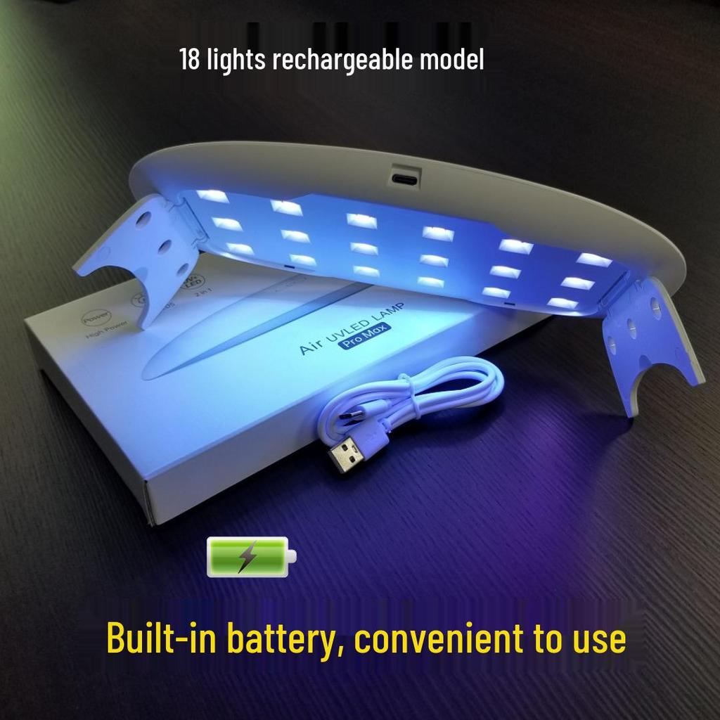 Fast UV Nail Polish Gel Curing LED Lamp with Light Therapy