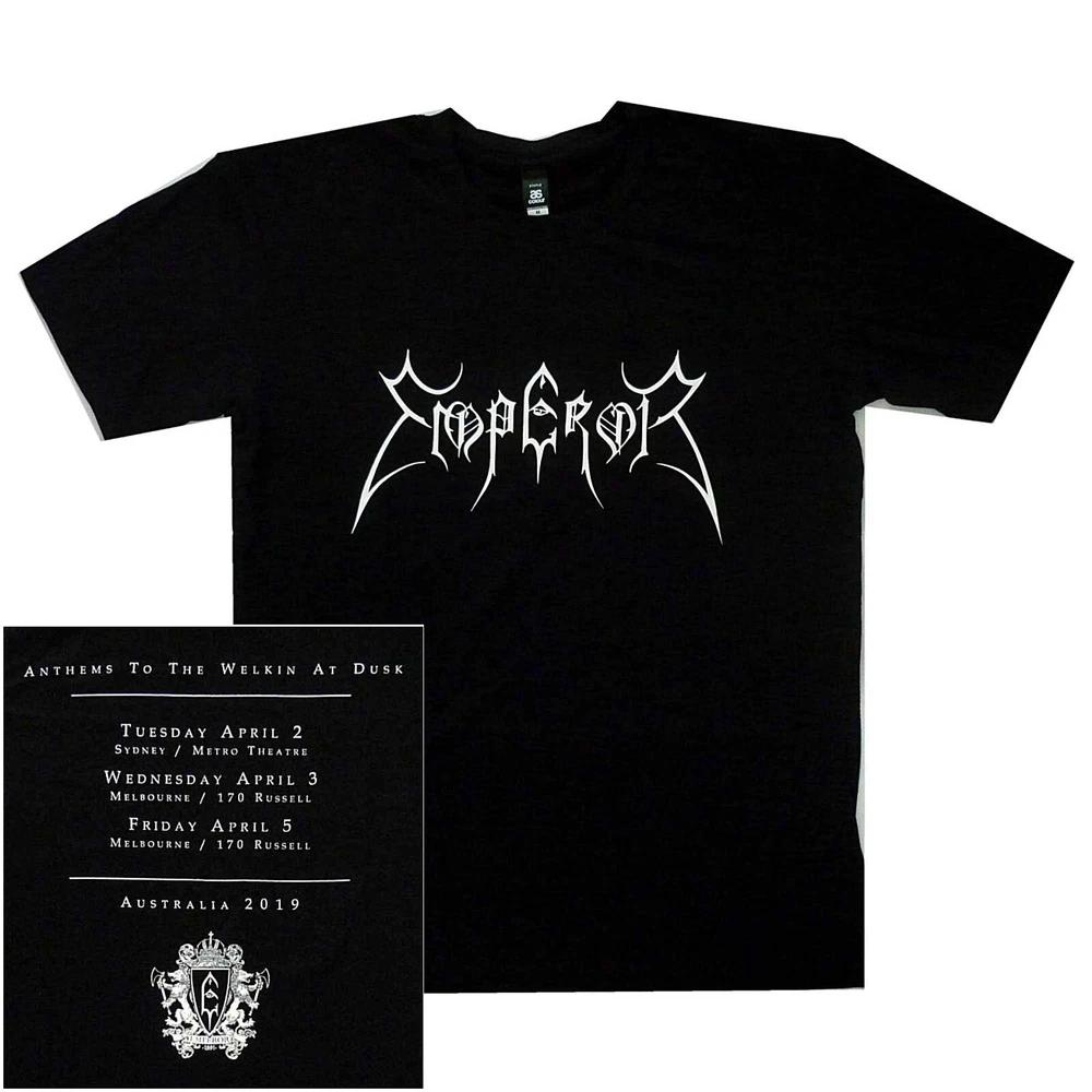 Emperor Logo Anthems Australian Tour S M XL Tshirt Black Metal T-Shirt XXXXL
