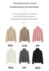 Lekasha Women's Cashmere High-Neck Pullover Sweater - Solid Color, Loose Fit for Autumn and Winter