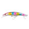 Fishing Bait Hard Lure with Treble Hook Realistic Looking 3D Eyes Bright Color Portable Mini Artificial Lure Fake Bait
