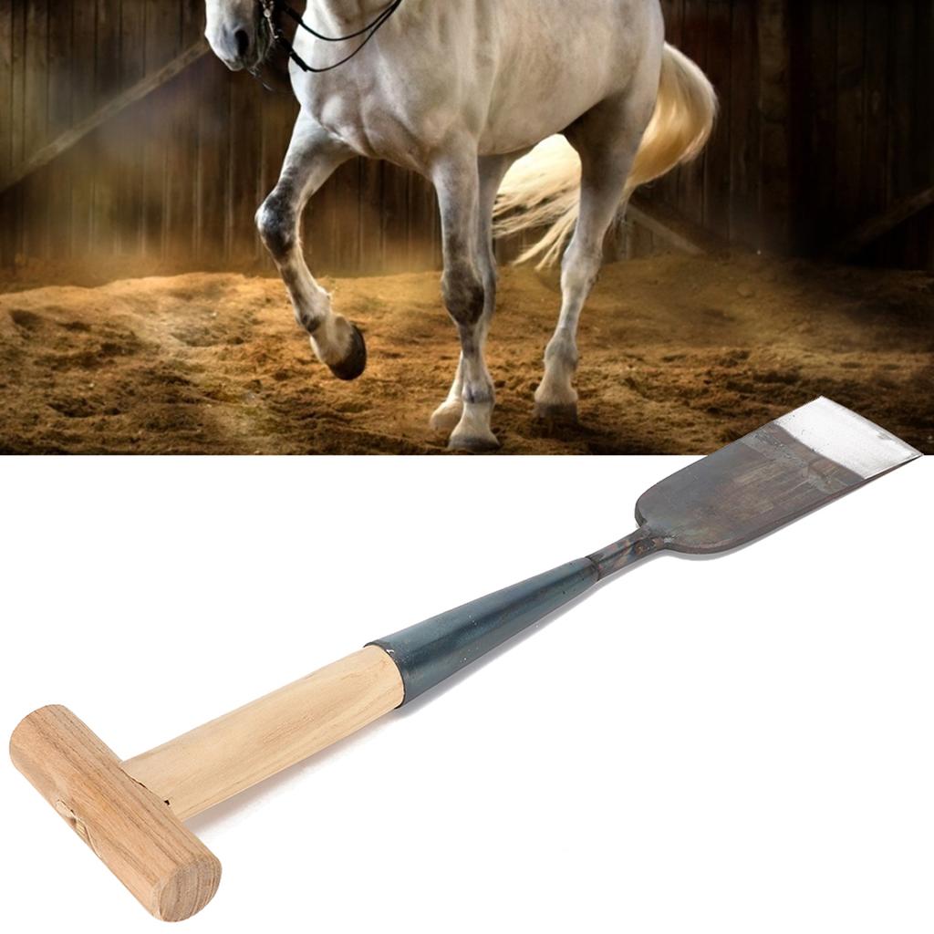 Manganese Steel Durable Horseshoe Trimming Hoof Clipping Shovel Tool for Livestock Farm Home
