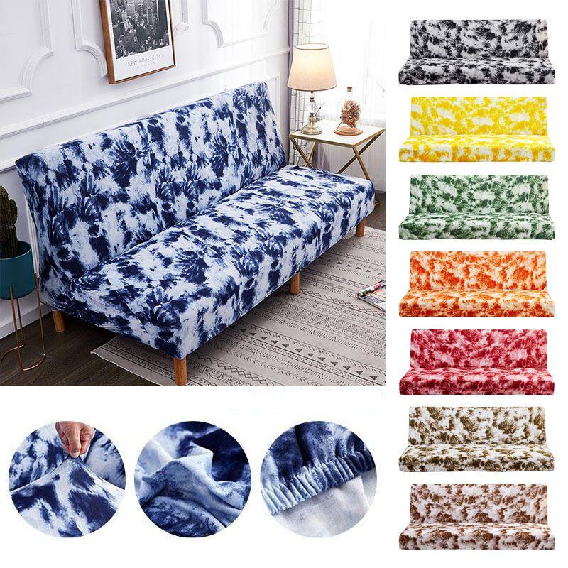 Luxuriöses Graffiti All-inclusive Couch Sofabett Hülle Mit Weichem Rutschfestem Stretch Überzug