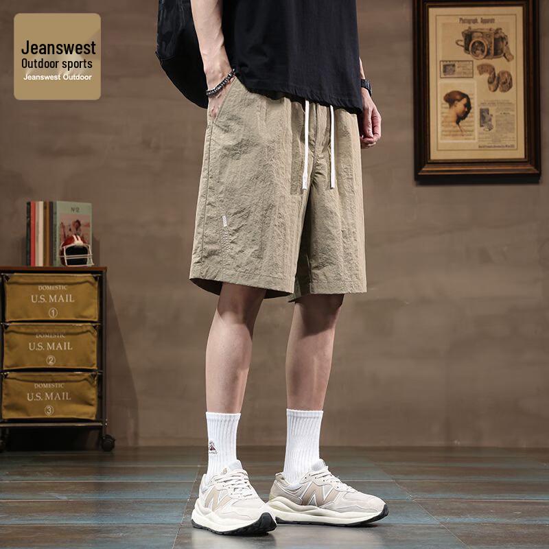 Jeanswest Men s Outdoor Sports Shorts 3XL хаки