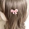 Korean Style Acetic Acid Duckbill Clip Bowknot Bow Duckbill Clip Personalized Bow Hairpin  Girls