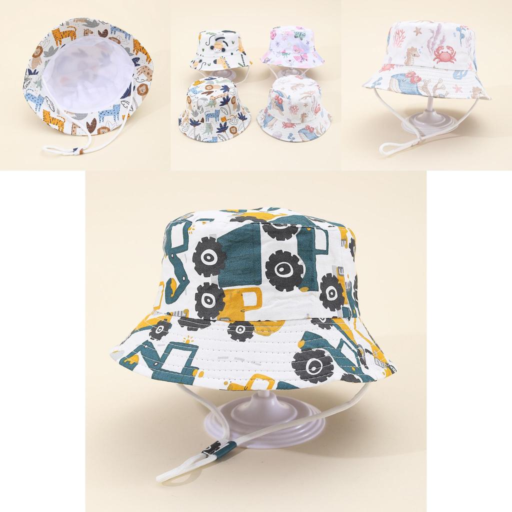 Butterfly Kids Sun Hat With Breathable Cotton Material For Outdoor Play And Sunshade