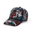 Summer Baseball Cap Graffiti Sun Caps Hip Hop Visor Hat Adjustable Snap-back Hats For Women Golf Cap