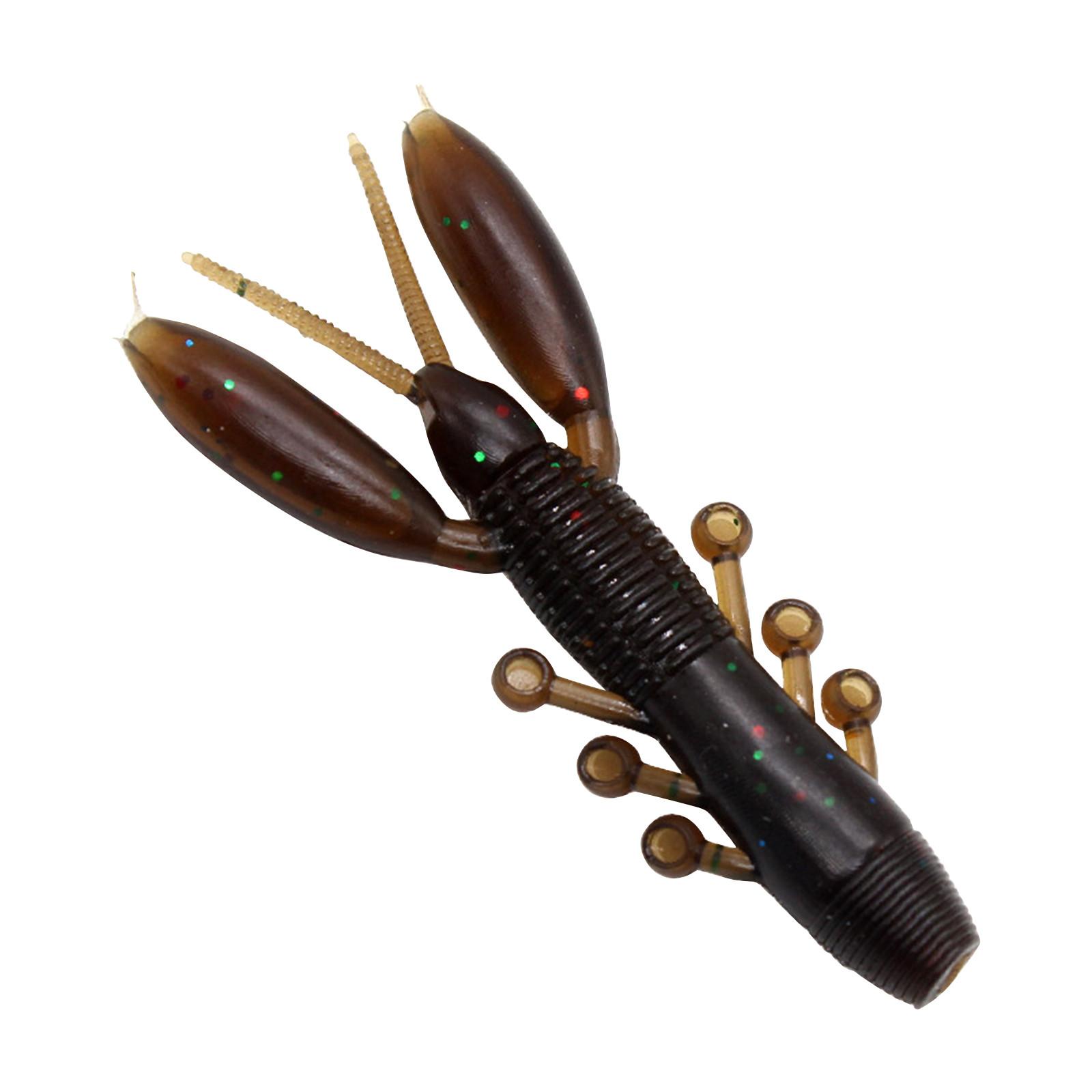 

Floating Soft Hammer Fake Shrimp 7.5cm Fish Shaped Soft Worm Seawater,fishing Soft Plastic Bass, Crayfish Soft Plastic Worm Fishing One Size коричневий