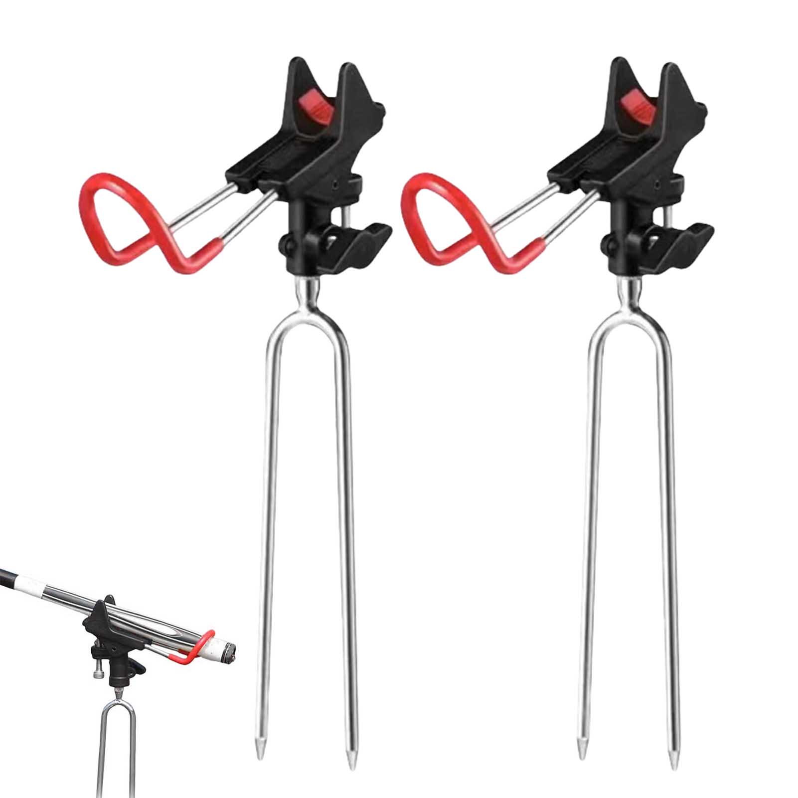 

2pcs Fishing Rod Stand Universal Holders set Multi-Function Ground Spike for Hand and Sea Fishing Rods