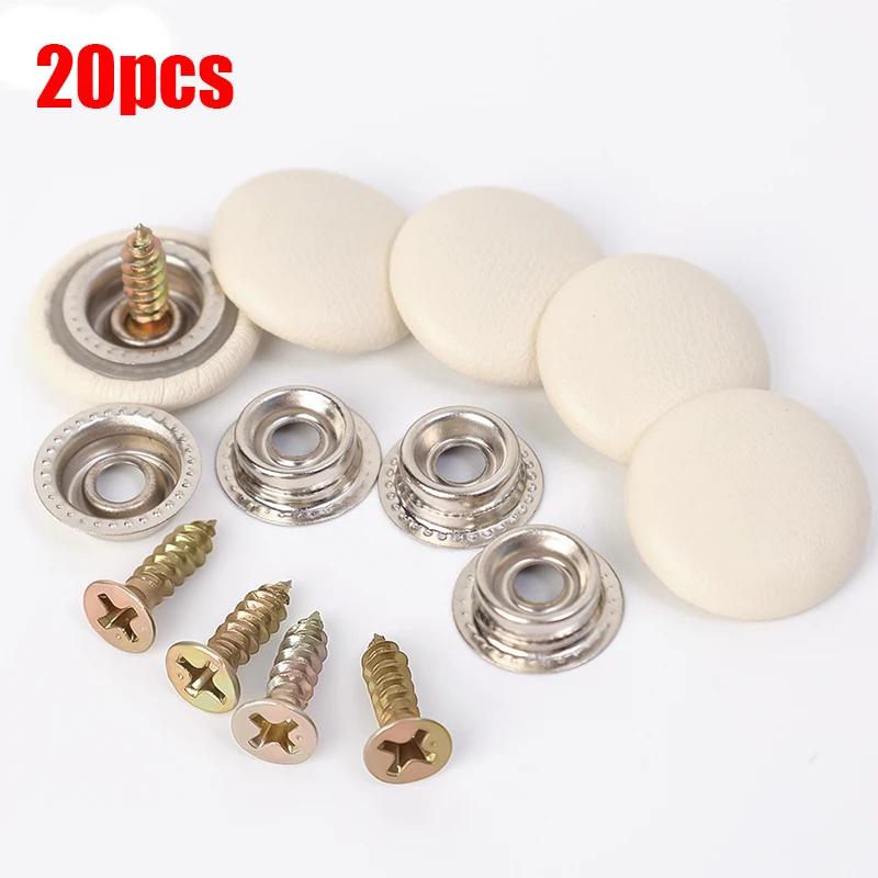 Car Roof Fixing Buckles Screw Set Interior Ceiling Headliner Cloth Repair Screw Cap Pu Rivets Retainer Buckle Accessories