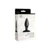 Silicone Anal Plug - Sinful Pleasures - Medium - Black - 5x9x7 Cm - Water Resistant - Silicone - For Women