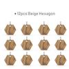 12pcs Wholesale Cat Collar Accessory Wood Dog Bone Puppy Blank Nameplate Round Tags For Dogs Keyrings