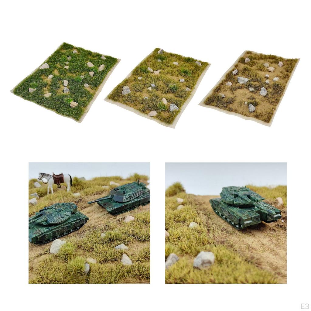 Grass Tufts Model Artificial Vegetation Groups Diorama DIY Simulation Cluster for 1/35 1/64