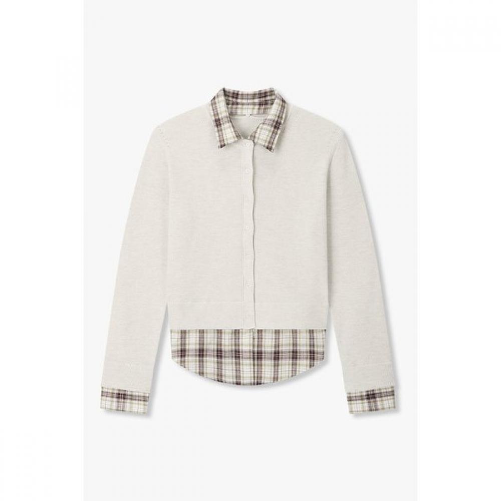 

Vov Knit Cardigan With Check Patch Detail 7116150105 64 (camel)/OS (one size)