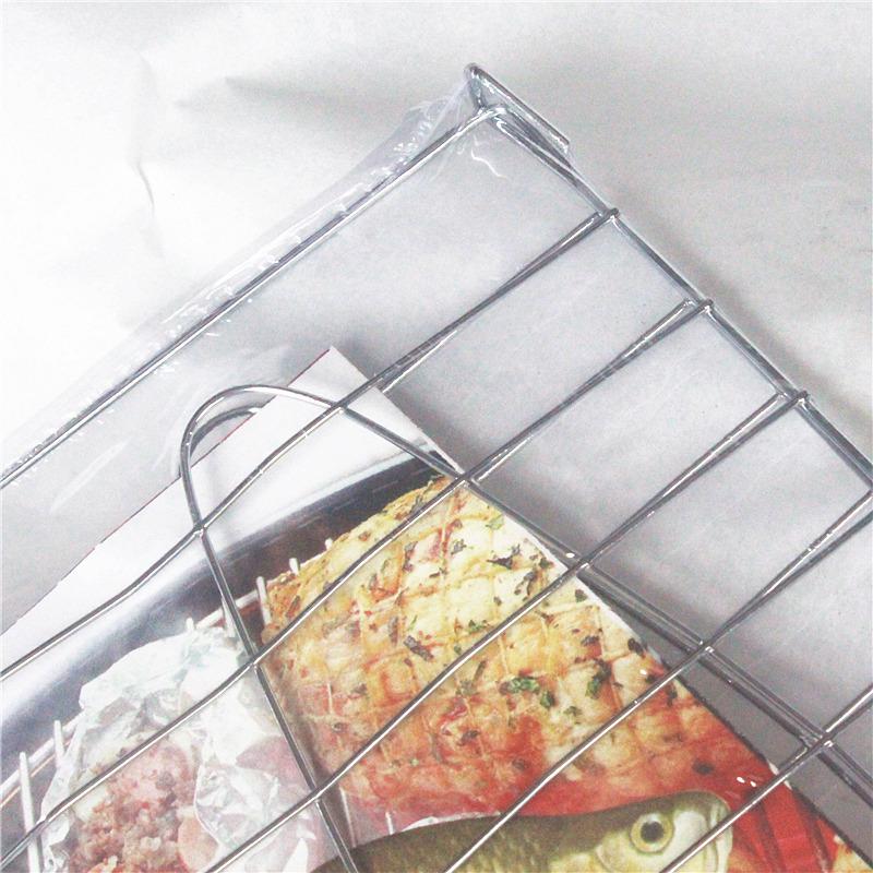Butterfly Grilled Fish & Meat Clip BBQ Net for Grill