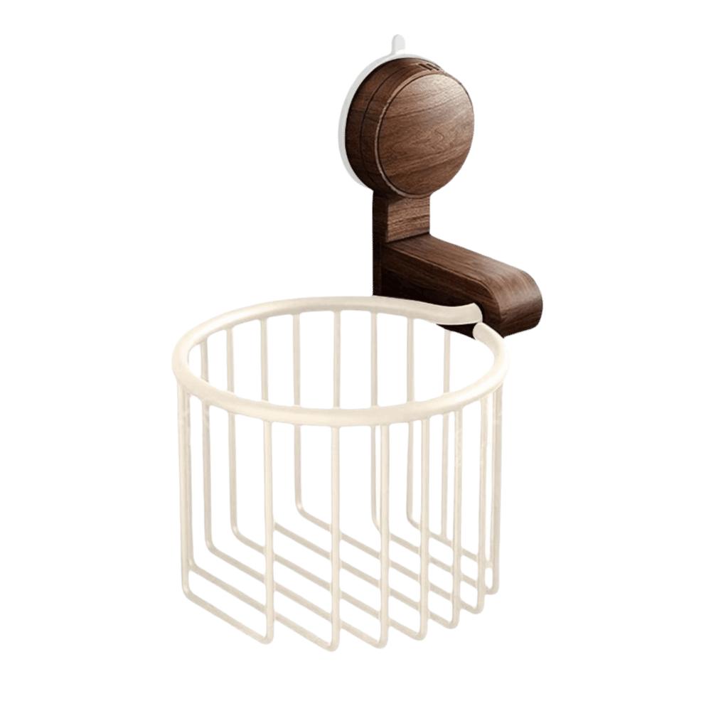 Suction Cup Bathroom Paper Holder Non Perforated Toilet Paper Box Bathroom Storage Rack Towel Rack