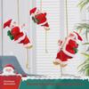 Electric Climbing Santa Music Pendant – Christmas Parachute Ladder Decoration