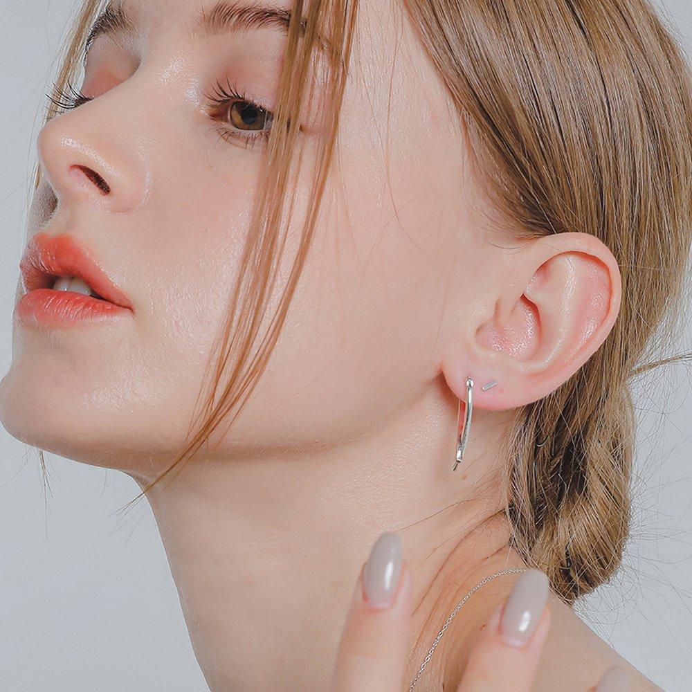 J.Lauren Simple Stick Silver Piercing P0395