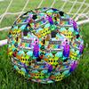 Sprunki Game Print Size 5 Soccer Ball, Standard Match Football for Sports Game and Team Practice, Ideal Gift for Soccer Fans
