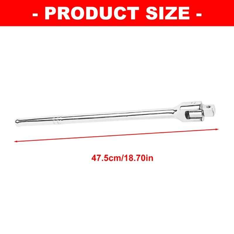 Alloy Steel Socket Wrench with Adjustable Length and Flexible Head 3/4 Inches Drive for Automotive Industrial Maintenance