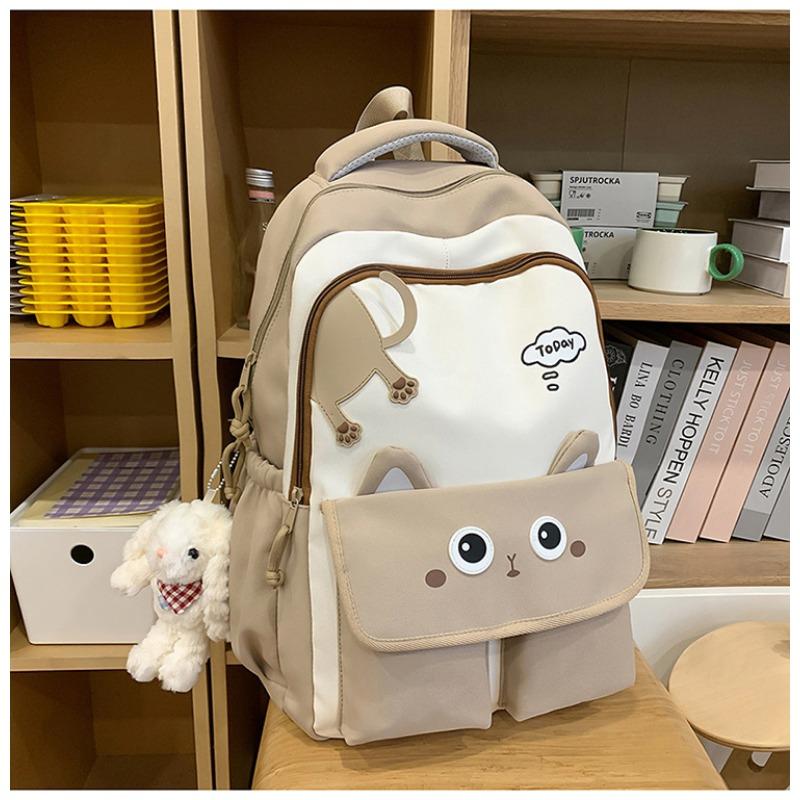 High Value, Fresh and Sweet, Cute Cat Backpack, Lightweight and Large-capacity Backpack for Junior High School Students