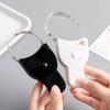 Portable Measuring Tape Mini Ruler Retractable Metric Tape in Inches Measuring Film for Body Soft Measuring Tape JC001