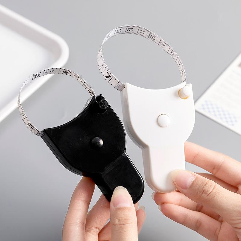 Portable Measuring Tape Mini Ruler Retractable Metric Tape in Inches Measuring Film for Body Soft Measuring Tape JC001