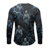 Men's Long Sleeve Shirt Loose Fit Casual Top for Halloween