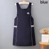 Fashionable Slim Waistcoat Apron Waterproof Waist Strap Apron Solid Color Oil-Proof Cooking Baking Uniform Breathable